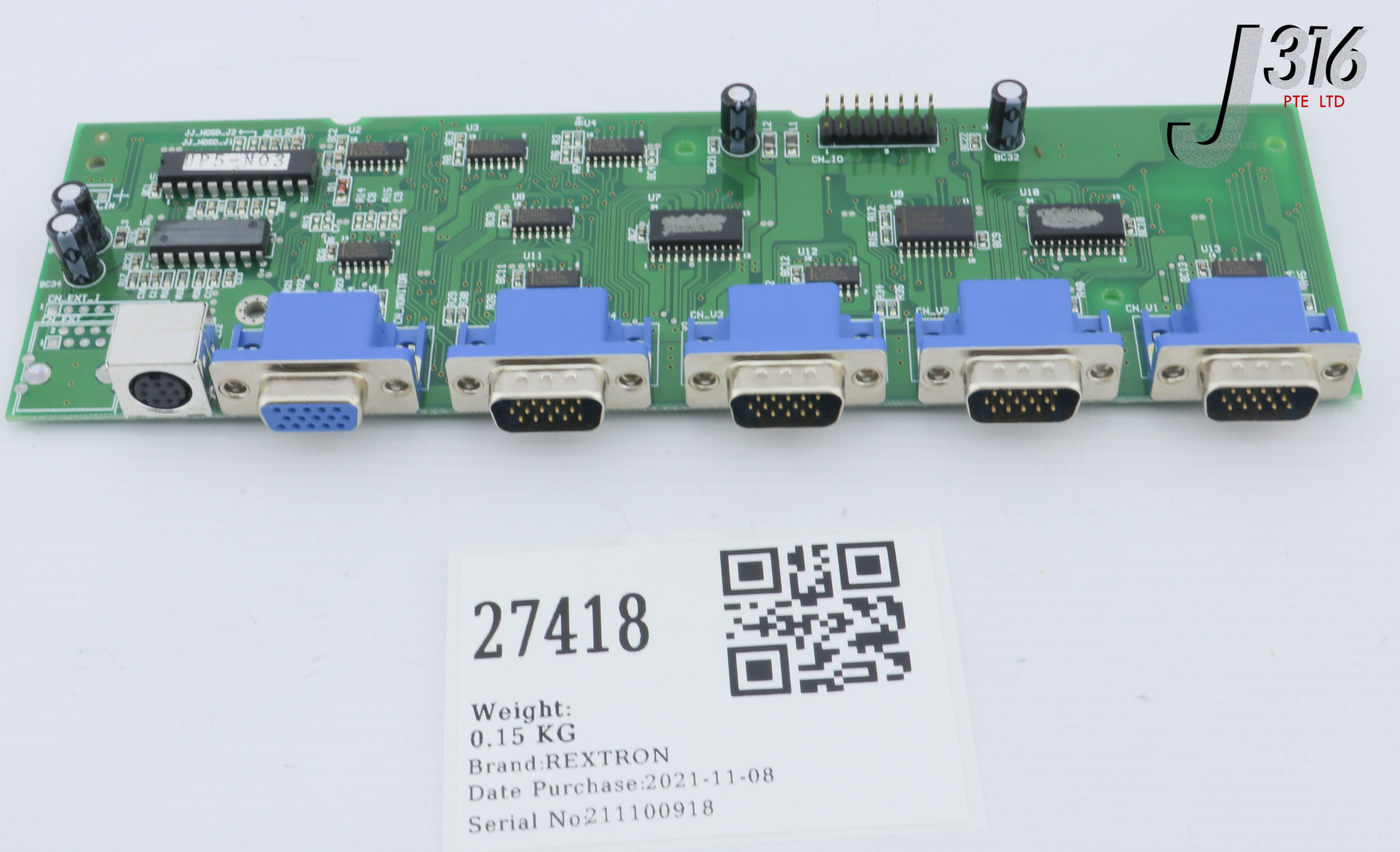 オーダー完成写真 27418 REXTRON PCB ASSY PB1-N03G0-120 | eBay
